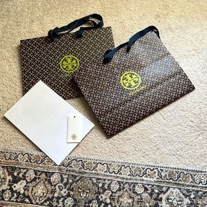 Tory Burch paper bags set of 2